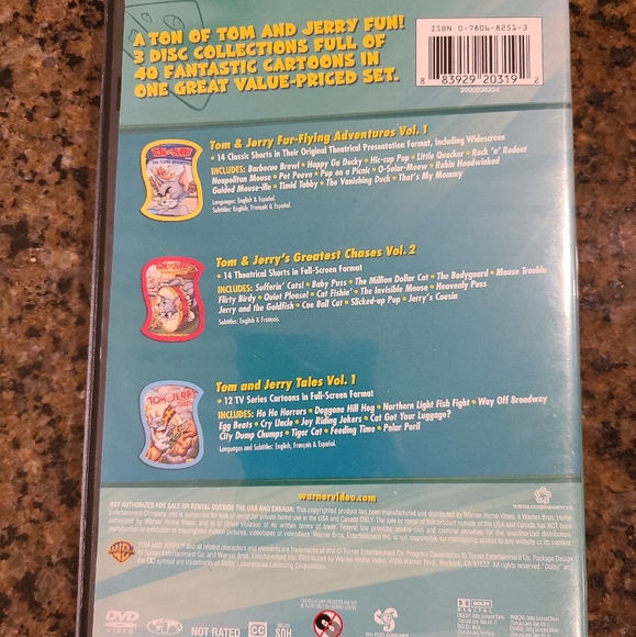 Tom and Jerry DVD Set - Picture 2 of 5